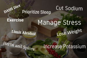image of home based used items and text on image related to home based Proven Remedies for lower blood pressure.