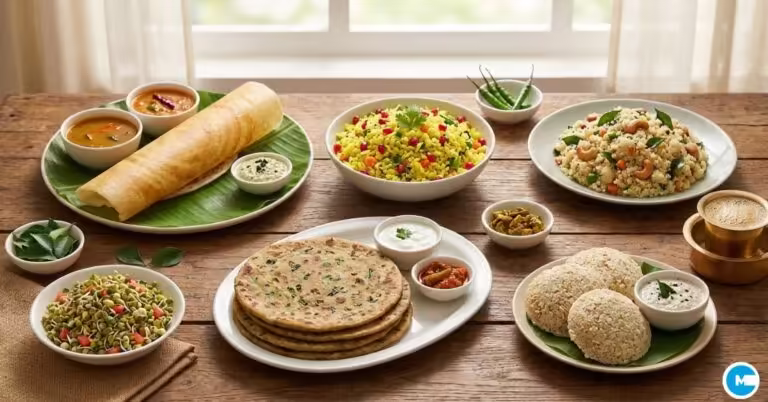 Diabetes-friendly Indian breakfast recipes - healthy low GI morning meals