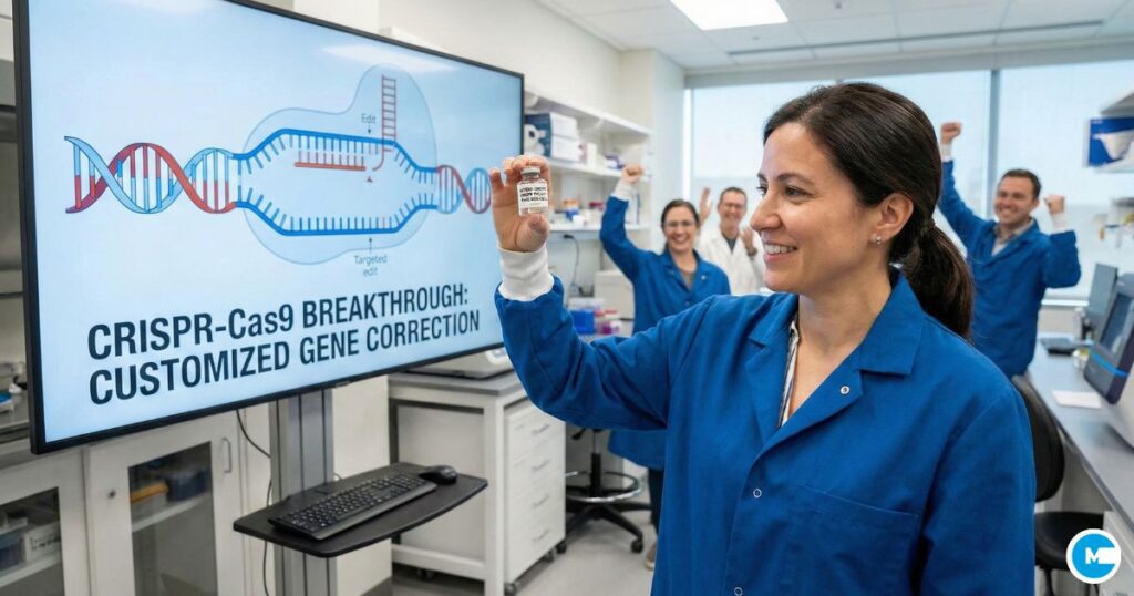 CRISPR gene therapy breakthrough with customized treatment for rare disease