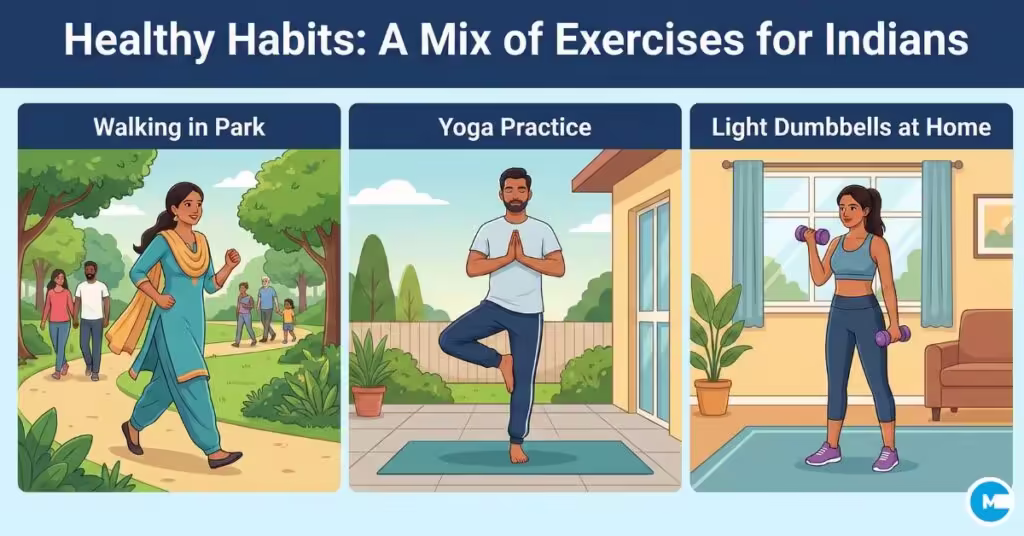 Best exercises for diabetes control walking, yoga, strength training routine