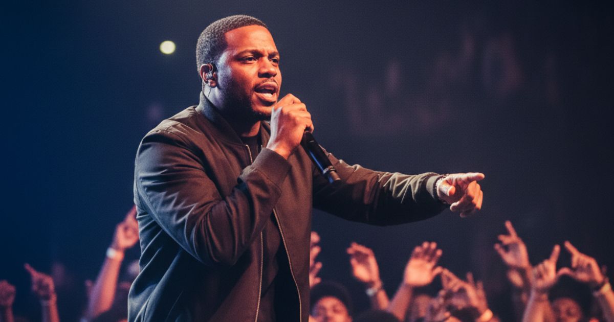 ray j performing on stage